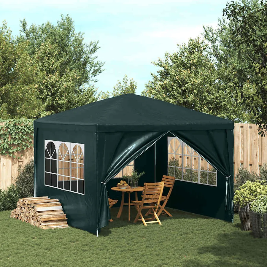 Tente de réception 3 x 3 m Vert