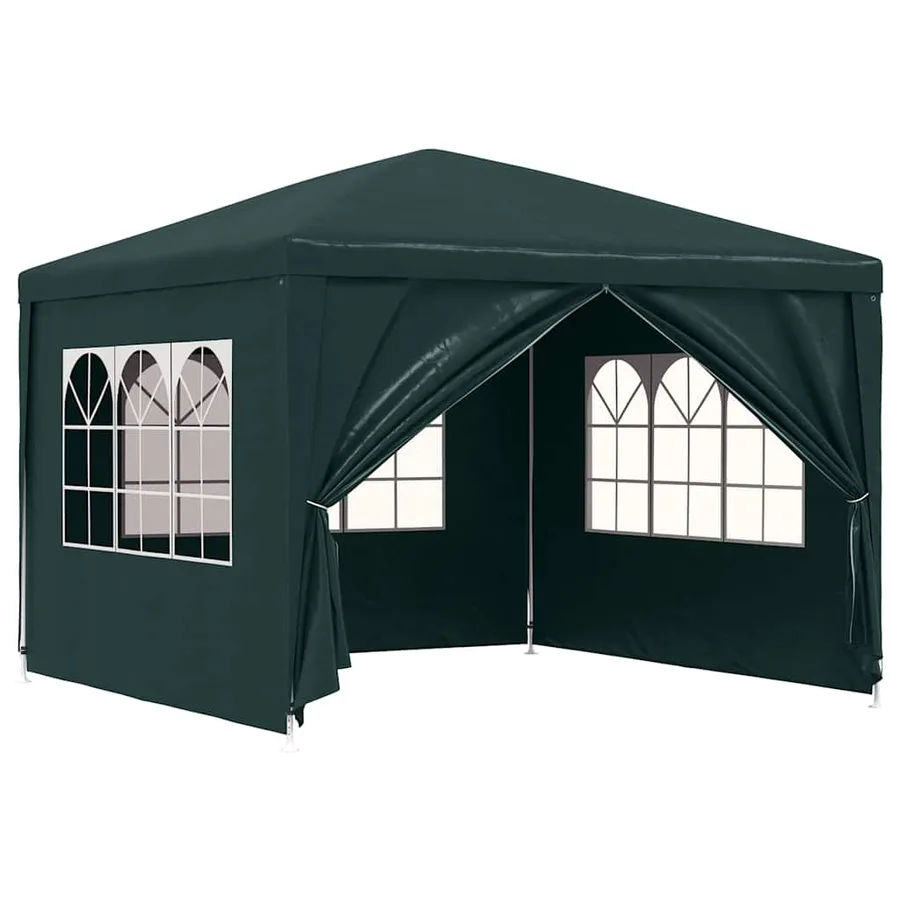Tente de réception 3 x 3 m Vert - 2