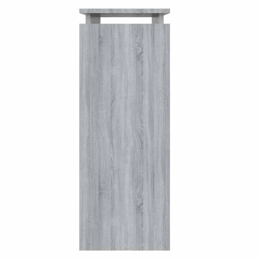 Table console Sonoma gris 80x30x80 cm Bois d'ingénierie - 4