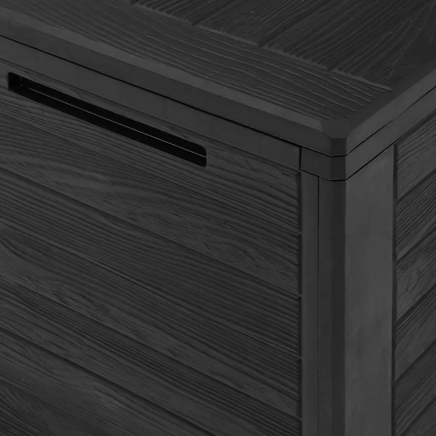 Boîte de rangement de jardin Anthracite 78x44x55 cm - 8