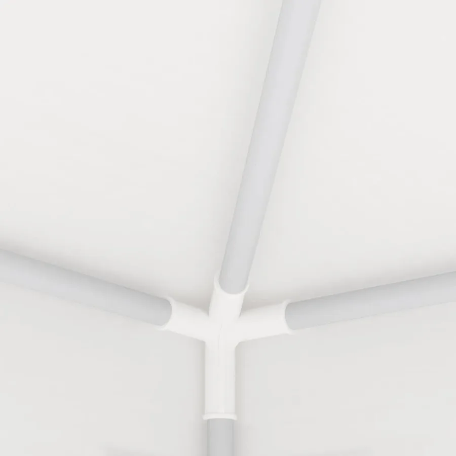 Tente de réception avec parois latérales 2,5x2,5m Blanc 90 g/m² - 7