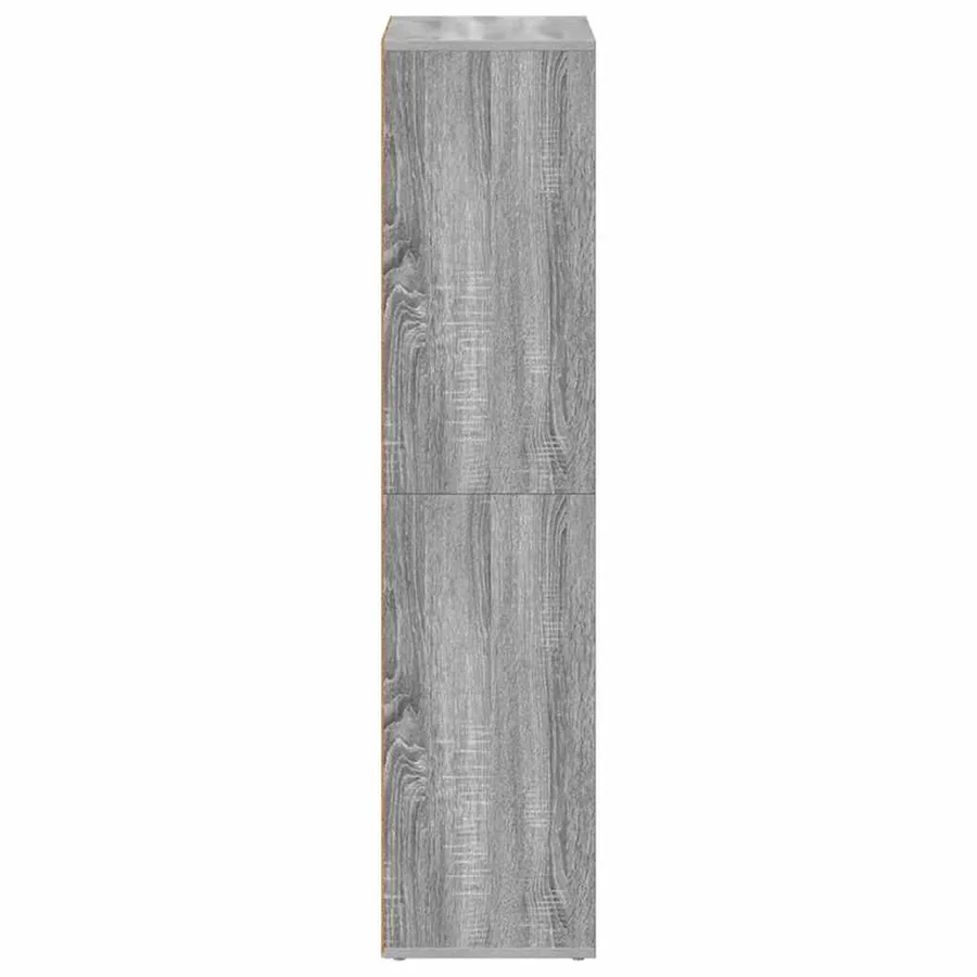 Bibliothèque/Buffet Sonoma gris 66x30x130 cm Bois d'ingénierie - 8