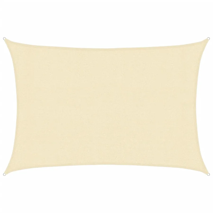 Voile d'ombrage 160 g/m² Crème 3x4 m PEHD - 2