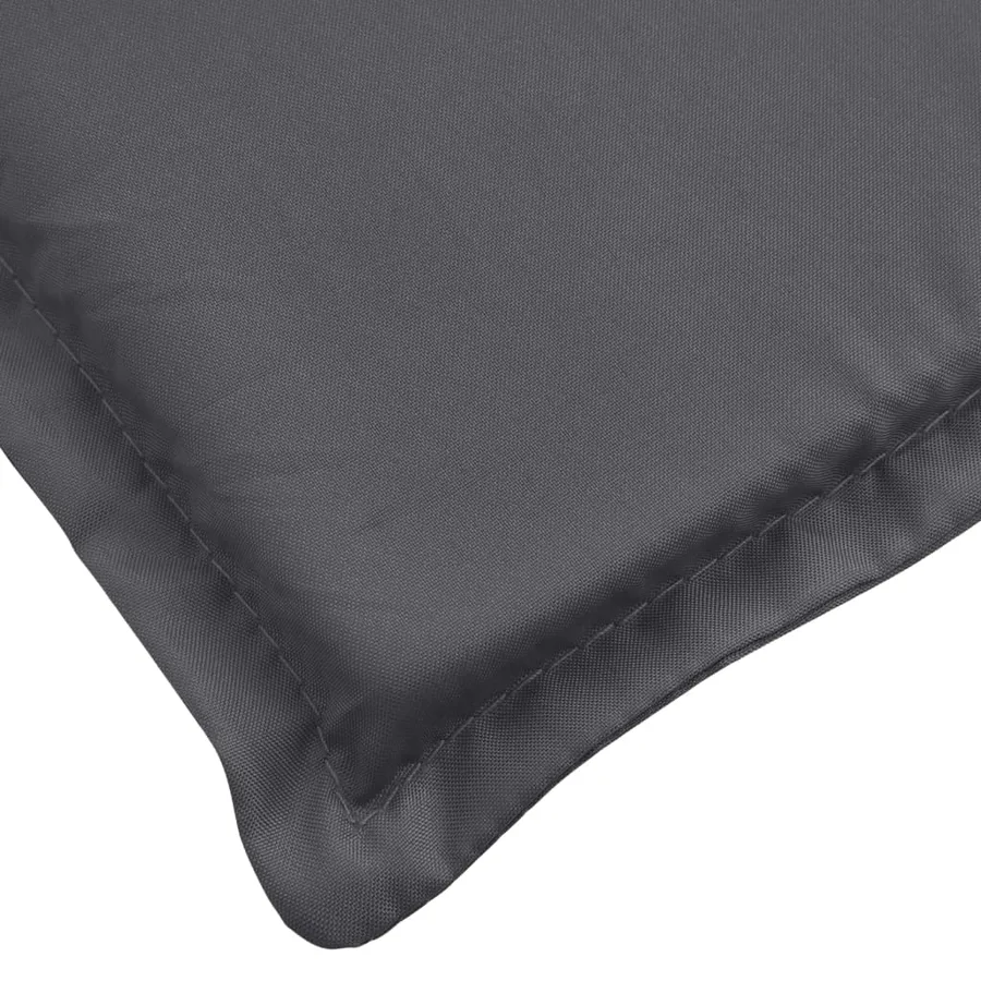 Coussin de chaise longue anthracite 200x70x3 cm tissu oxford - 7