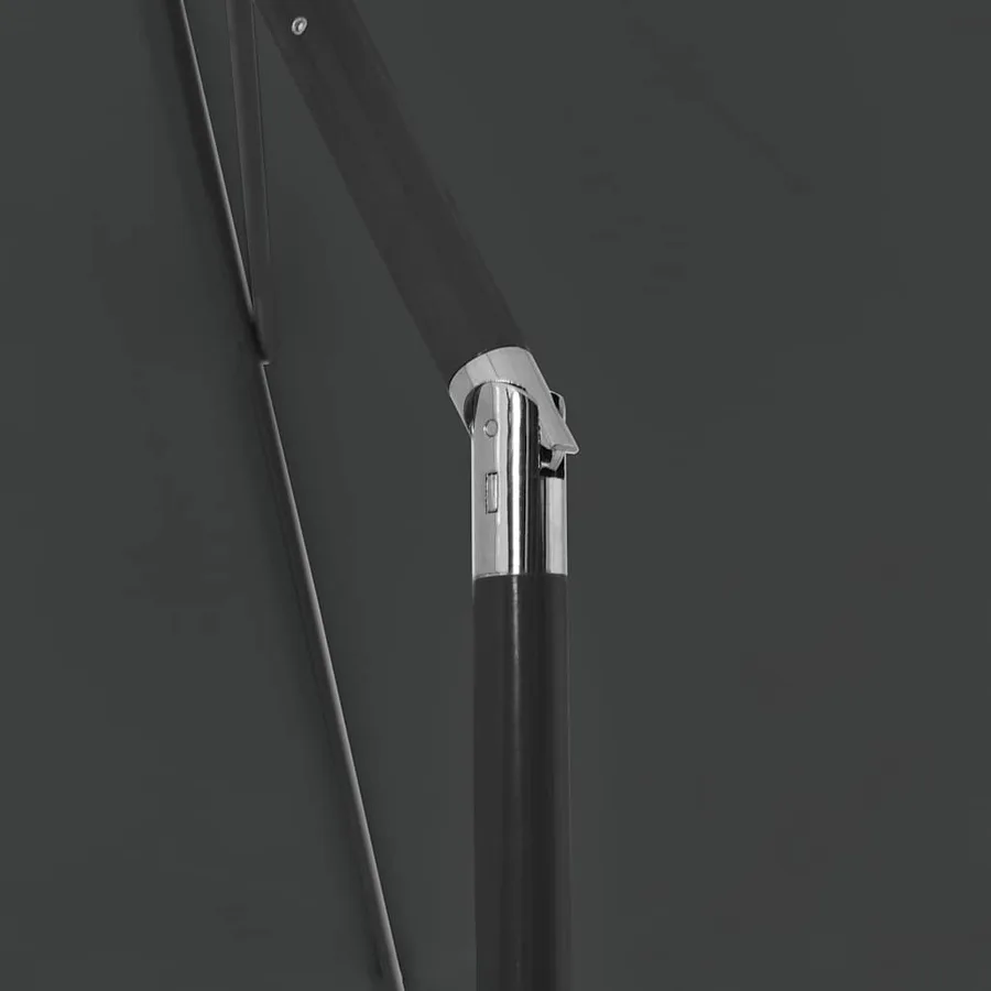 Parasol de plage anthracite 180x120 cm - 6