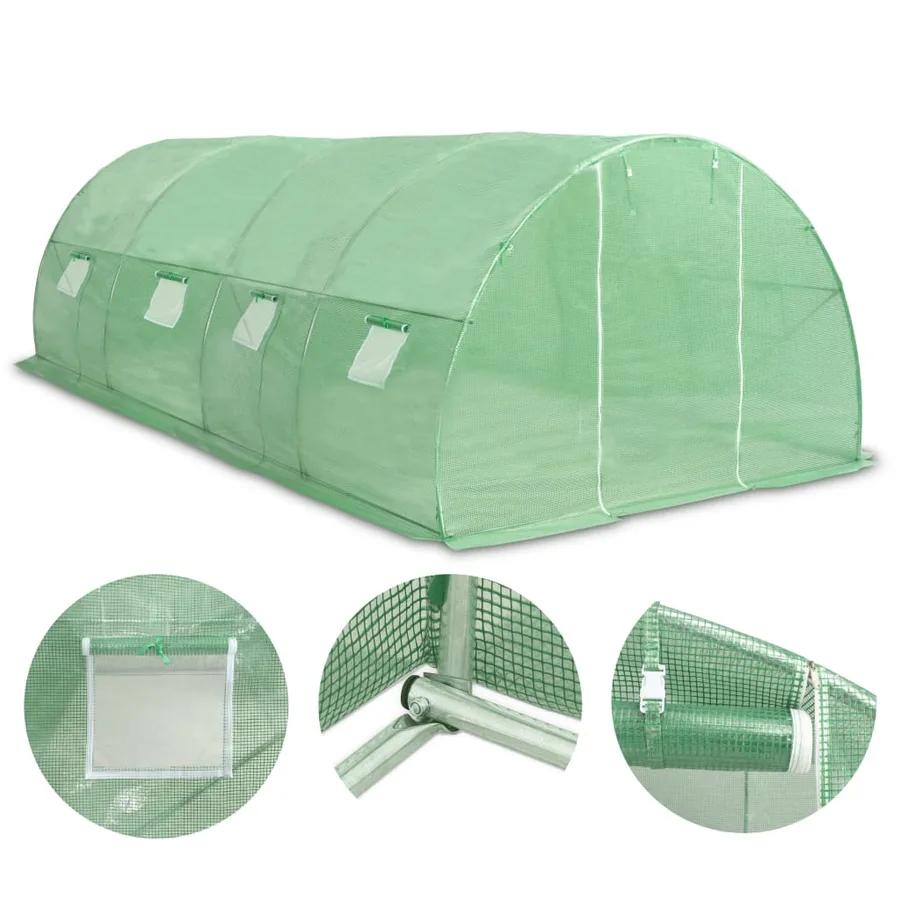 Serre 18 m² 600x300x200 cm - 2