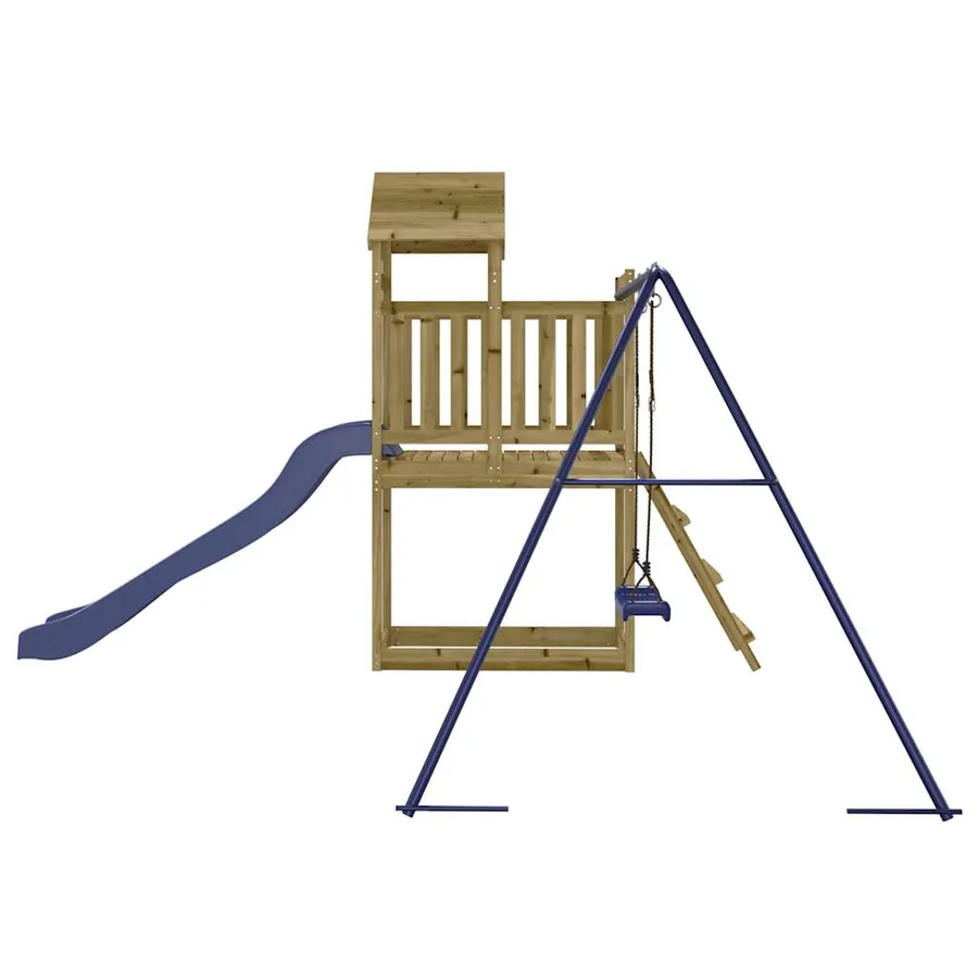Aire de jeux d'extérieur bois de pin imprégné - 6