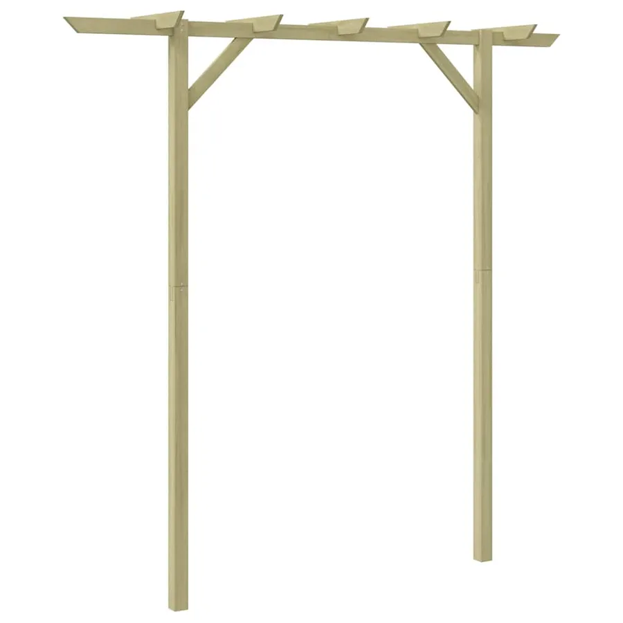Pergola de jardin 205 x 40 x 203 cm Bois - 7