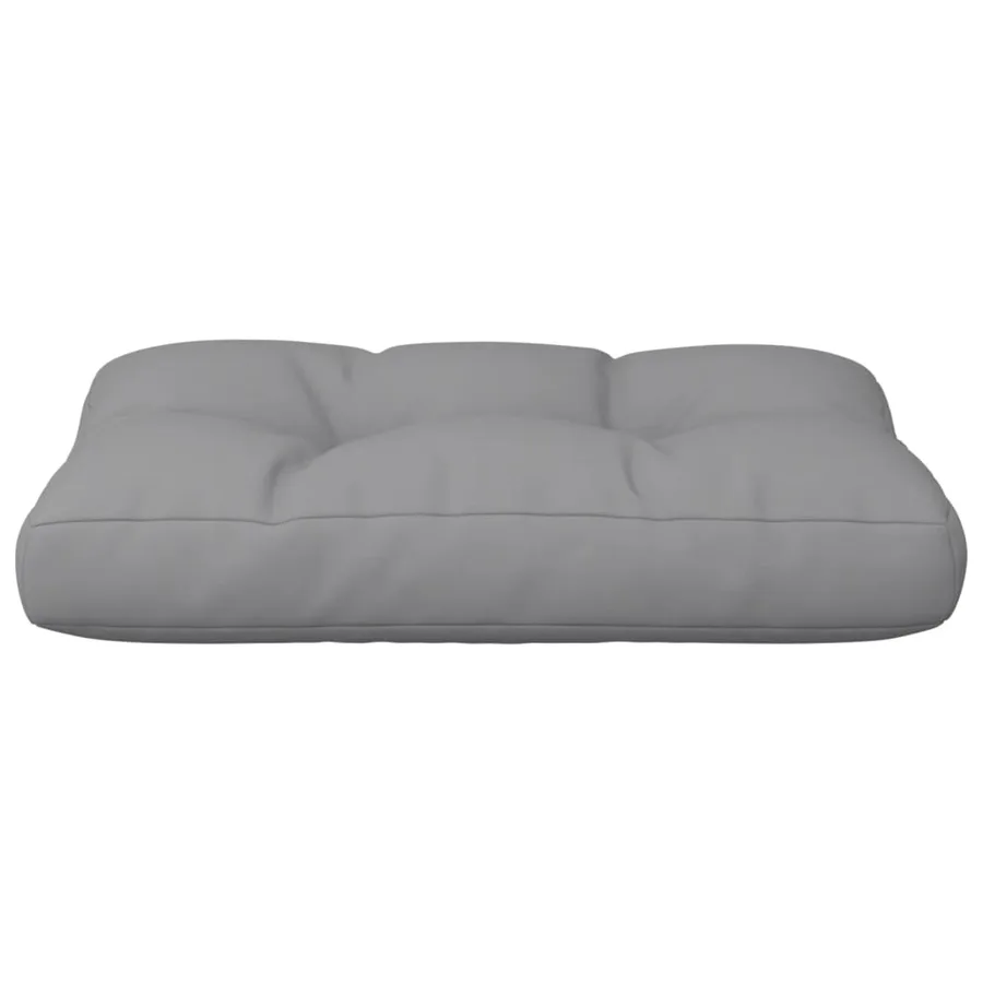Coussin de palette gris 60x40x12 cm tissu - 5