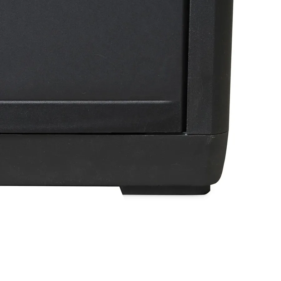 Armoire de rangement de jardin avec 4 étagères Noir - 10