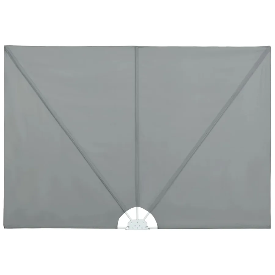 Auvent latéral pliable de terrasse Gris 300 x 150 cm - 2