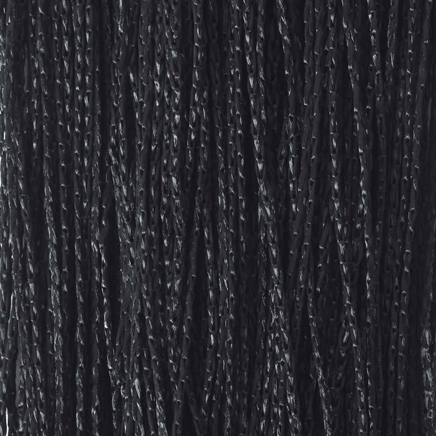 Rideau en fils 2 pcs 140 x 250 cm Noir - 8