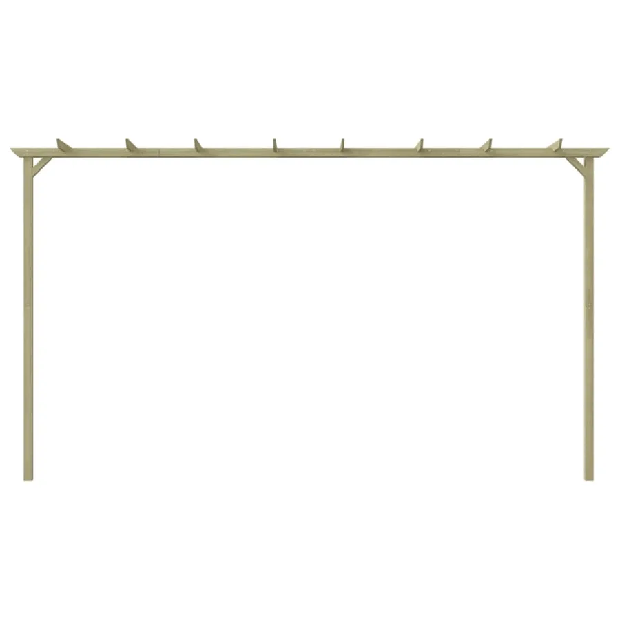 Pergola de jardin Pin imprégné 360x200x60 cm - 2