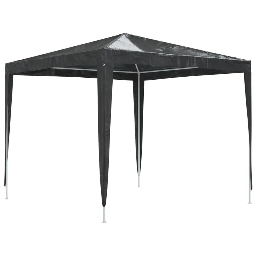 Tente de réception professionnelle 2,5x2,5 m Anthracite 90 g/m² - 2