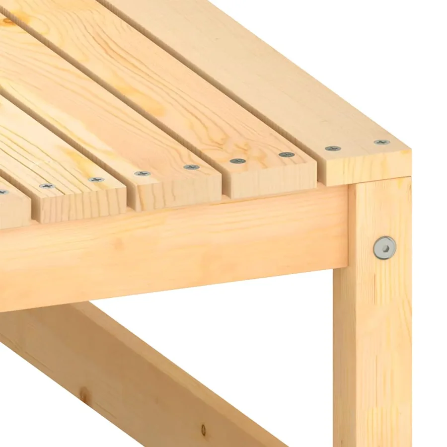 Salon de jardin 2 pcs avec coussins Bois de pin massif - 11