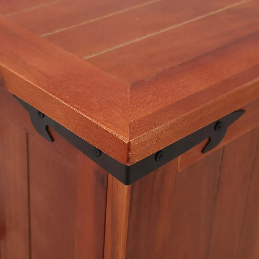 Coffre de rangement 90x45x40 cm Bois d'acacia solide - 11