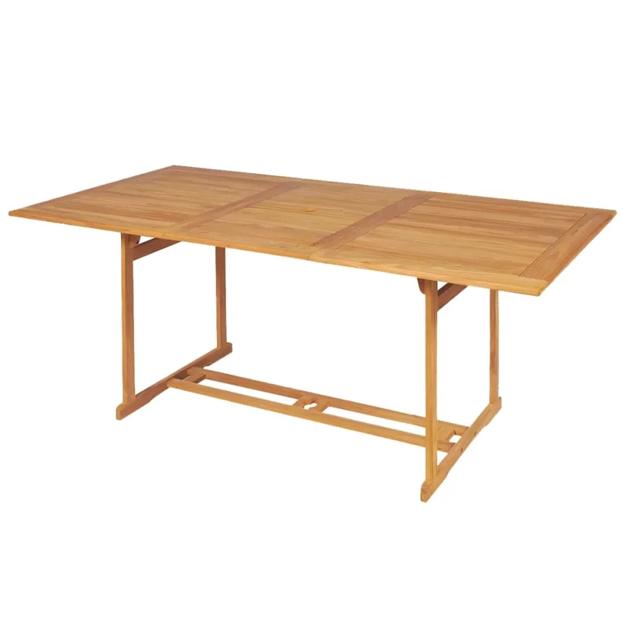 Ensemble à manger de jardin 9 pcs Bois de teck massif - 2
