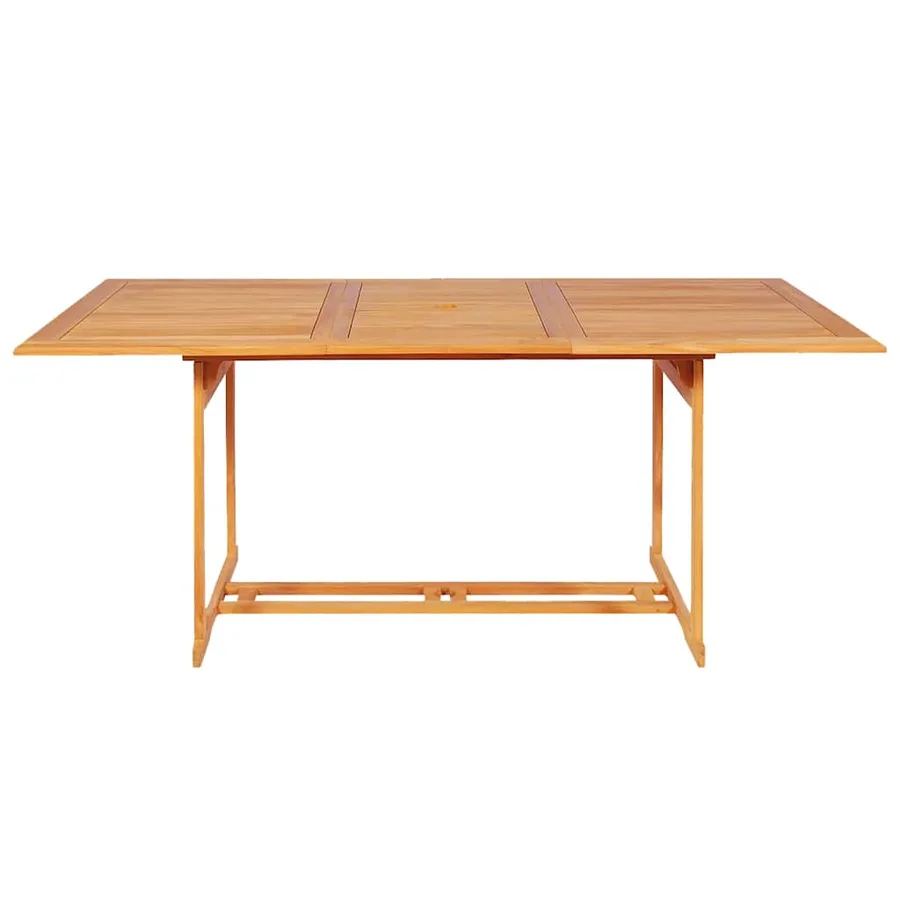 Ensemble à manger de jardin 9 pcs Bois de teck massif - 3