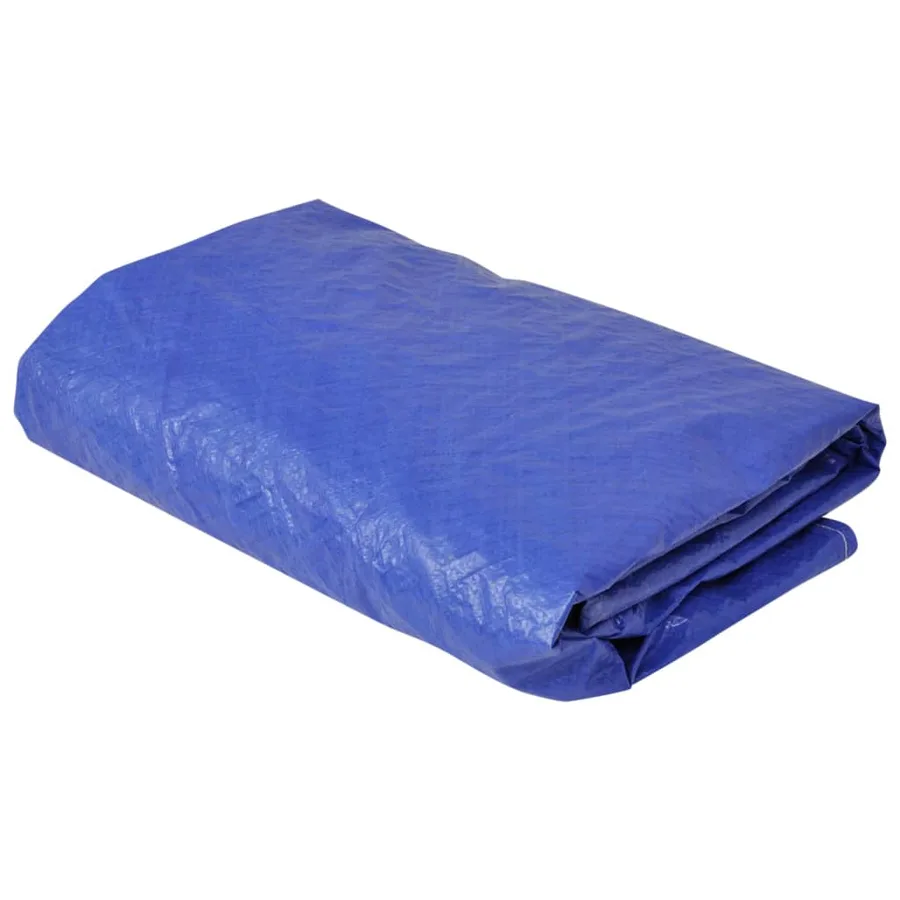 Couvertures de piscine 2 pcs PE Ronde 540 cm 90 g/m² - 5