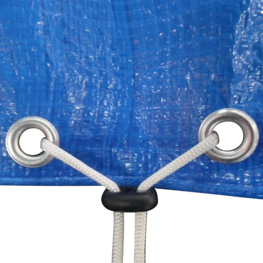 Couvertures de piscine 2 pcs PE Ronde 540 cm 90 g/m² - 7