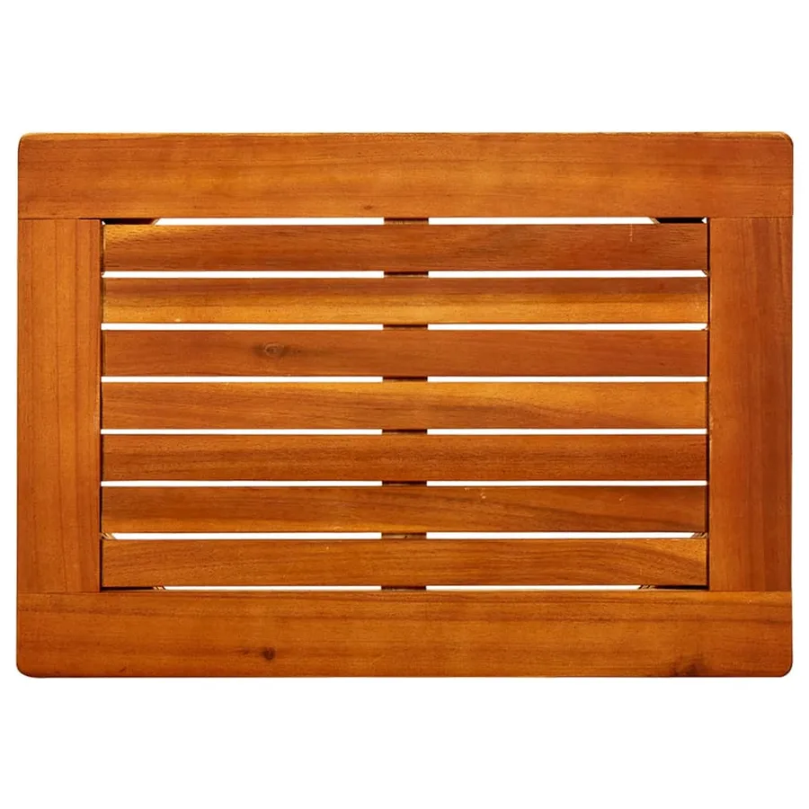 Table basse de jardin 50x35x36 cm Bois solide d'acacia - 4