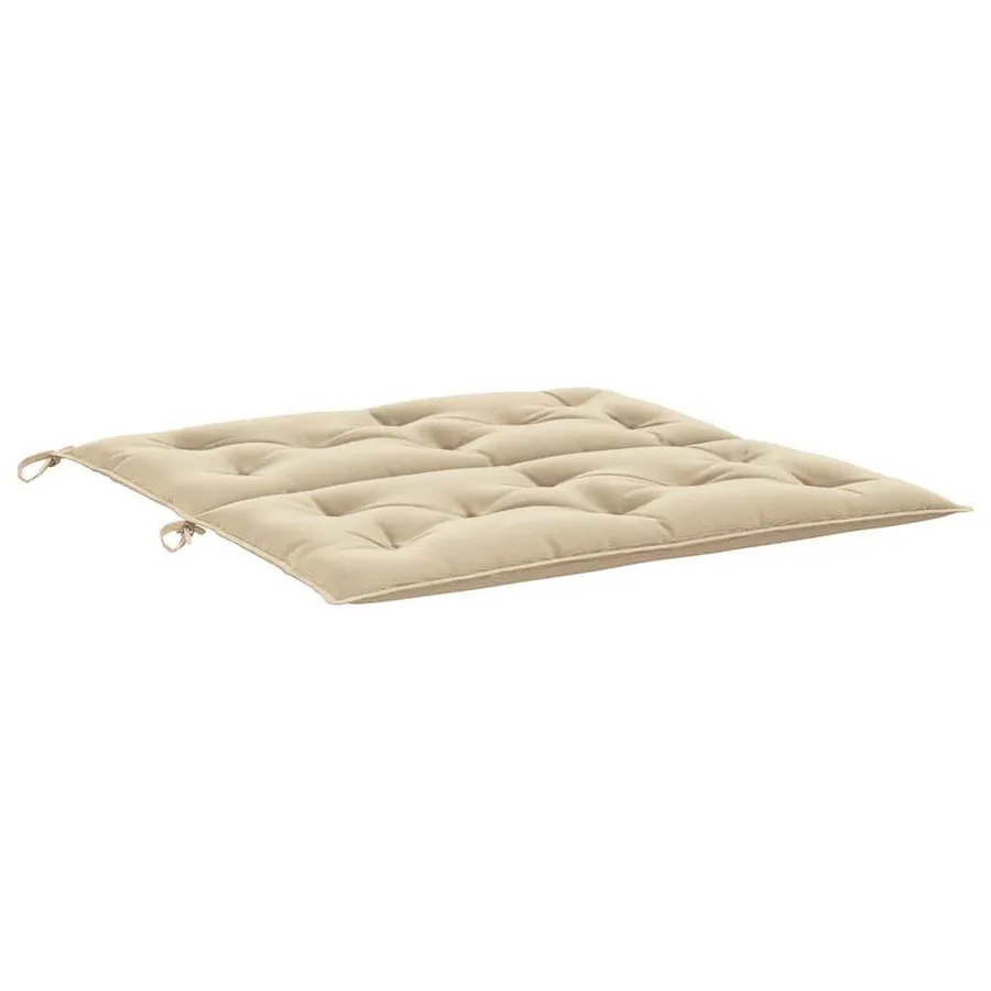 Coussin de banc de jardin beige 100x(50+50)x7 cm tissu oxford - 5