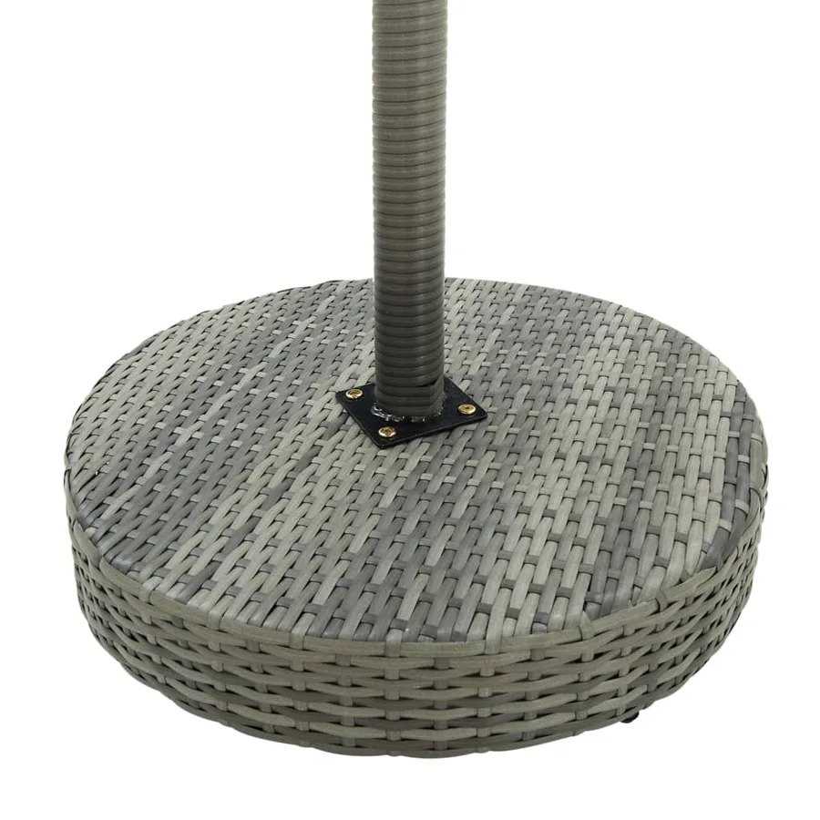 Ensemble de bar de jardin 3 pcs Résine tressée Gris - 5