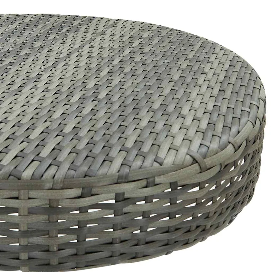 Ensemble de bar de jardin 3 pcs Résine tressée Gris - 6