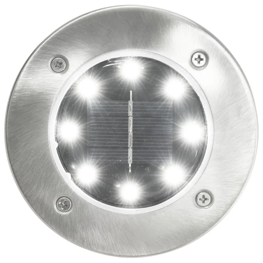 Lampe solaire au sol 8 pcs Lumières LED blanches - 2