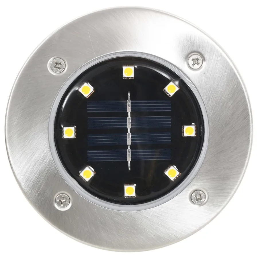 Lampe solaire au sol 8 pcs Lumières LED blanches - 3