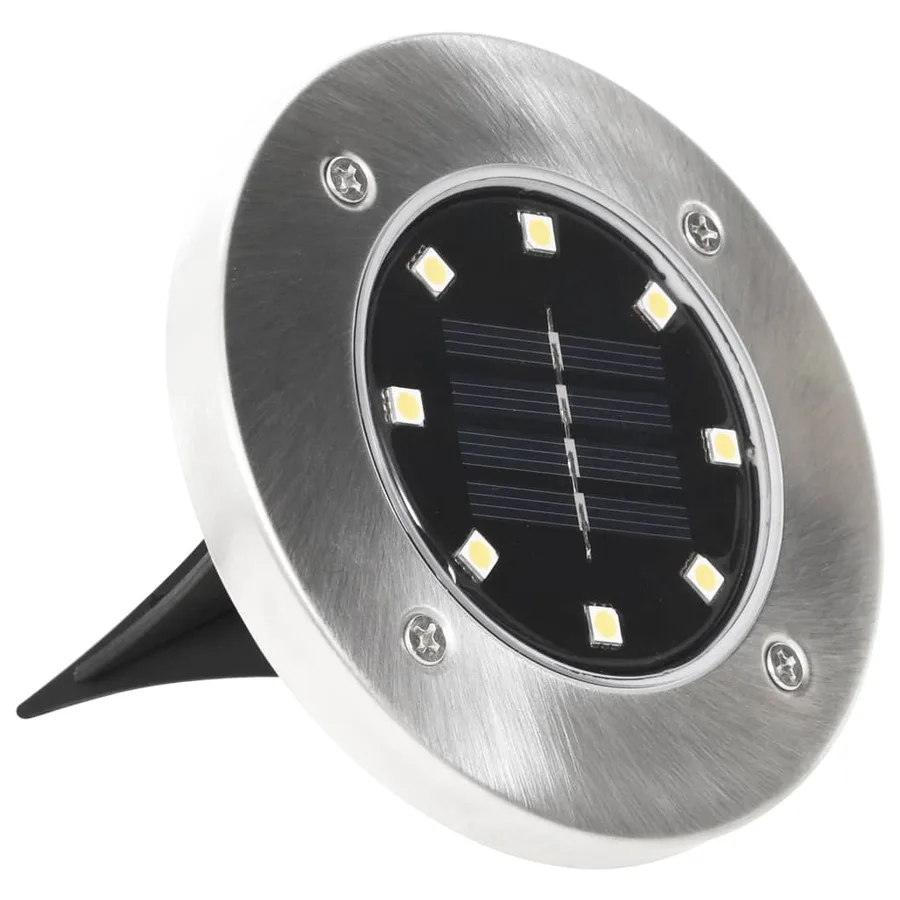 Lampe solaire au sol 8 pcs Lumières LED blanches - 4