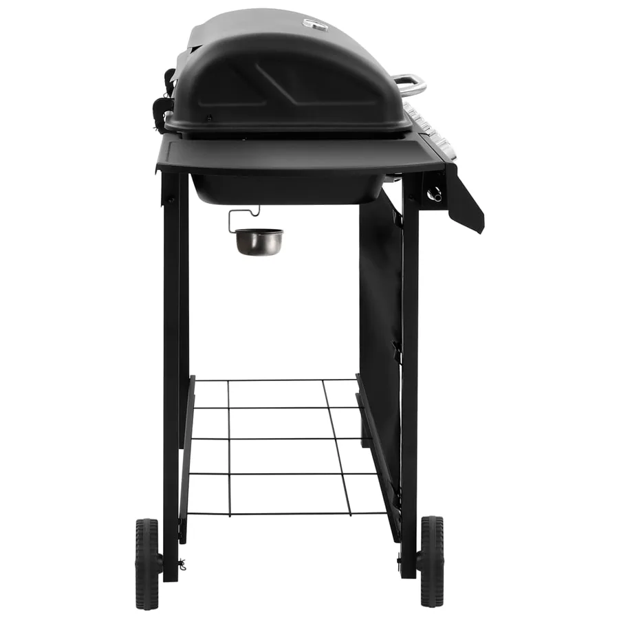 Barbecue gril à gaz avec 6 brûleurs Noir - 4