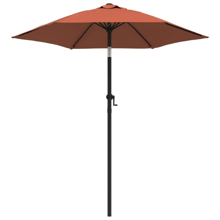Parasol Terre cuite 200x224 cm Aluminium - 2