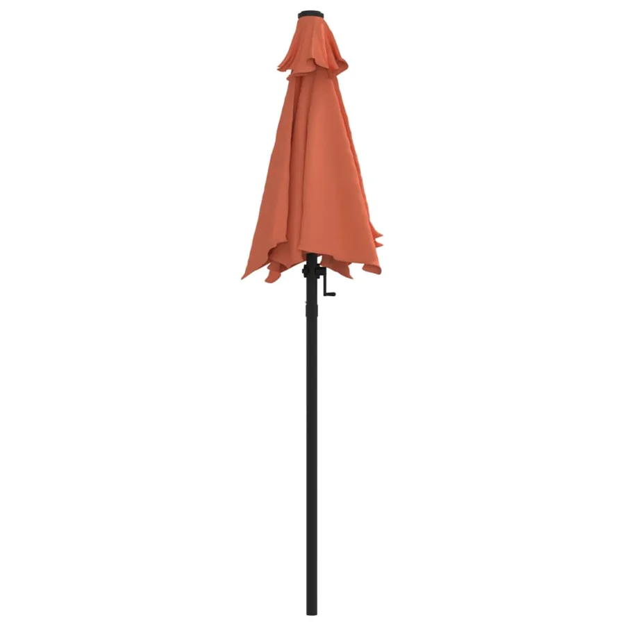 Parasol Terre cuite 200x224 cm Aluminium - 4