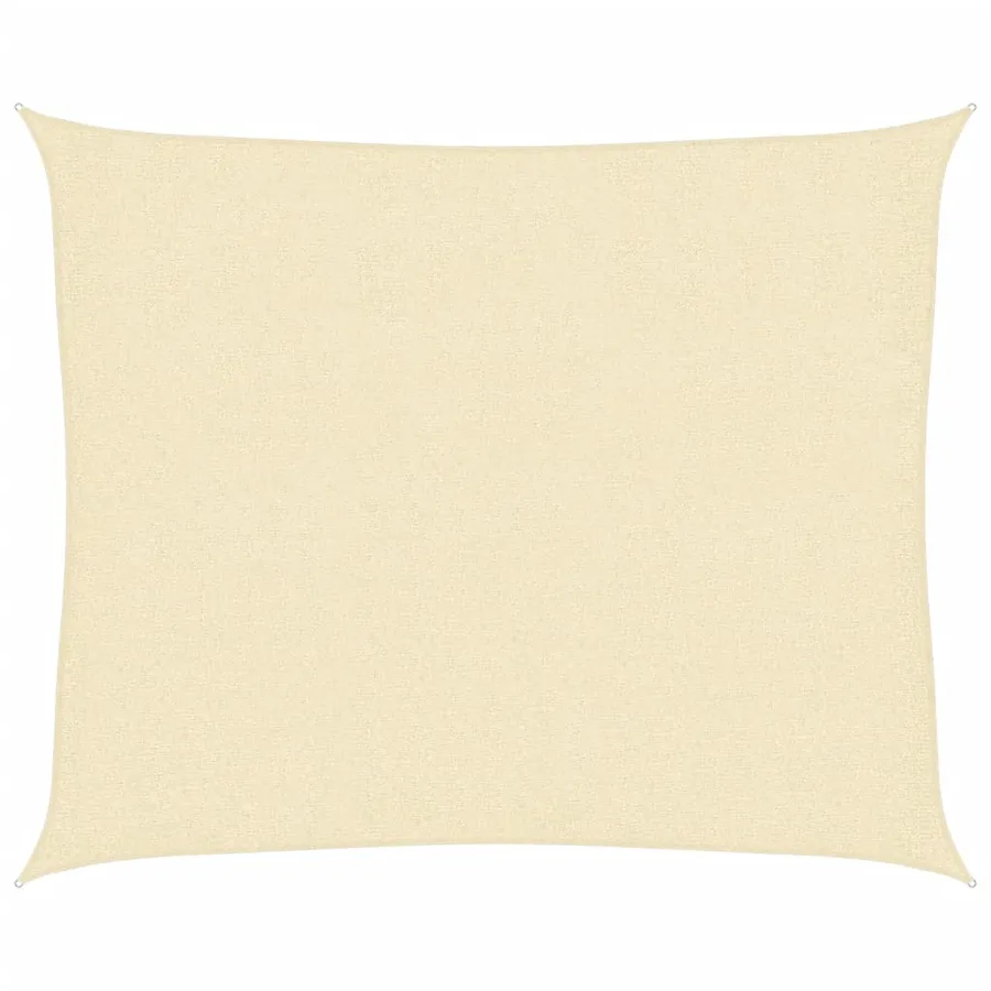 Voile d'ombrage 160 g/m² Crème 2,5x3 m PEHD - 2