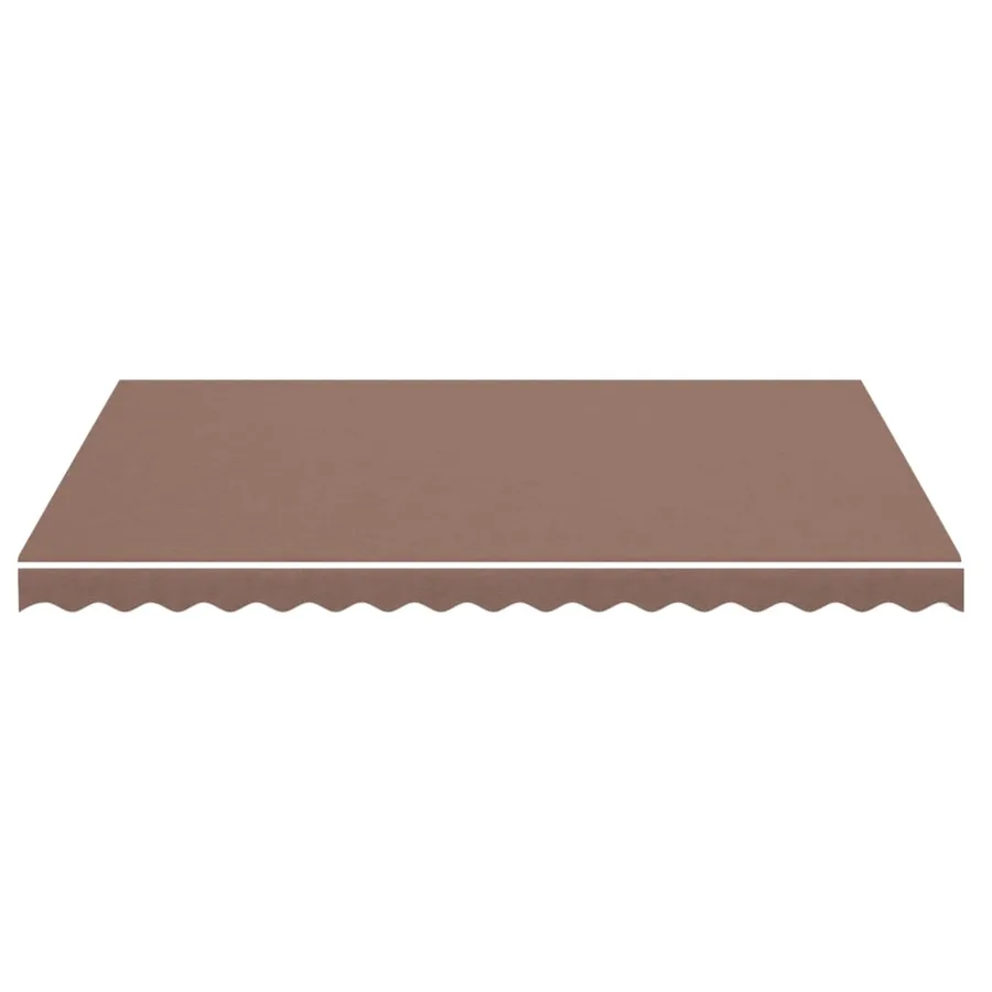 Tissu de remplacement pour auvent marron 4x3 m polyester - 3