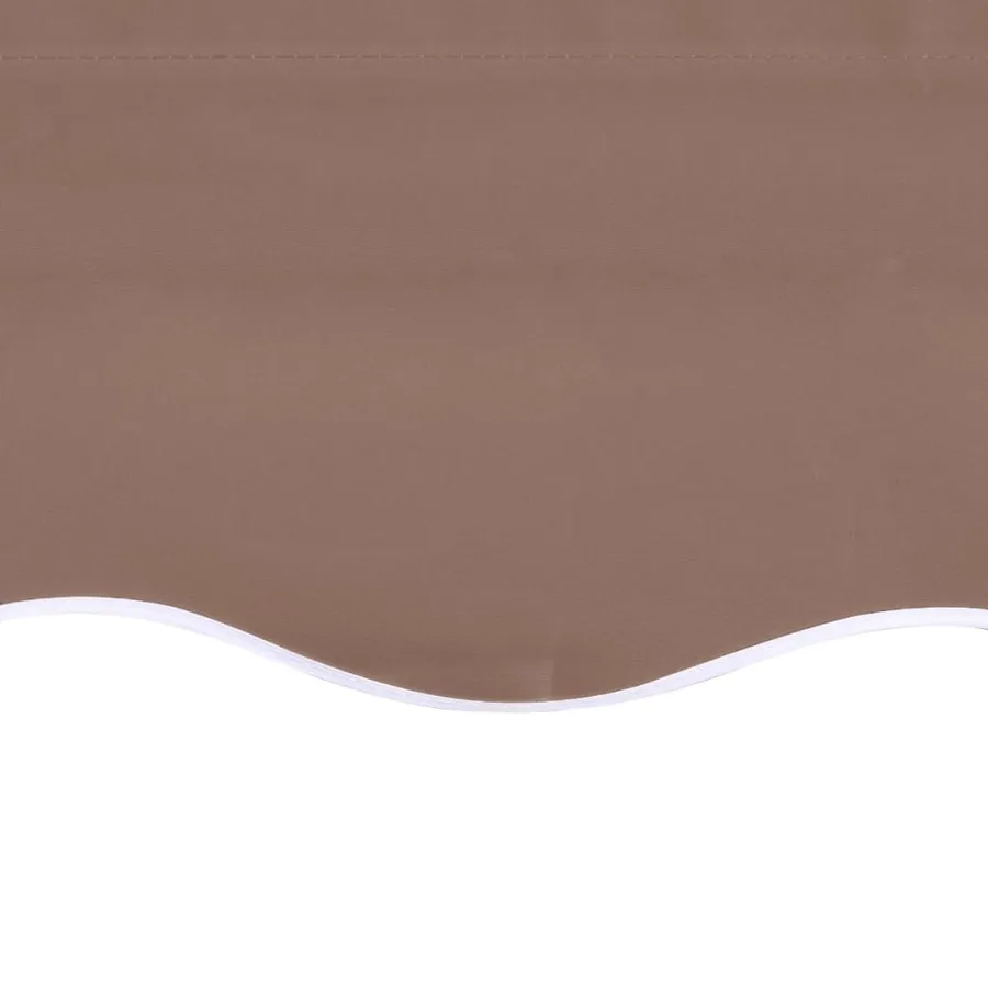 Tissu de remplacement pour auvent marron 4x3 m polyester - 5
