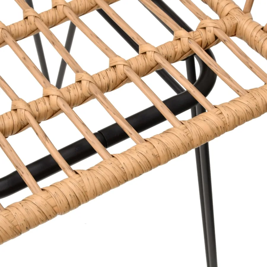 Ensemble à manger de jardin 5pcs Résine tressée - 7