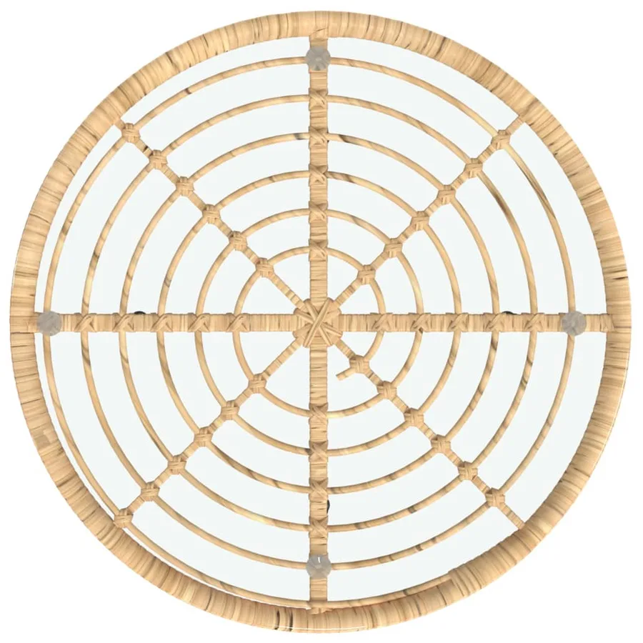 Ensemble à manger de jardin 5pcs Résine tressée - 9