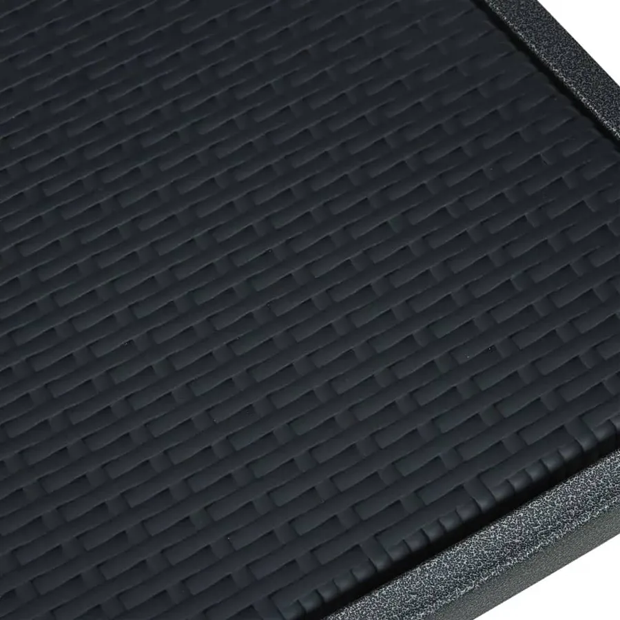 Ensemble à manger de jardin 5 pcs Noir - 9