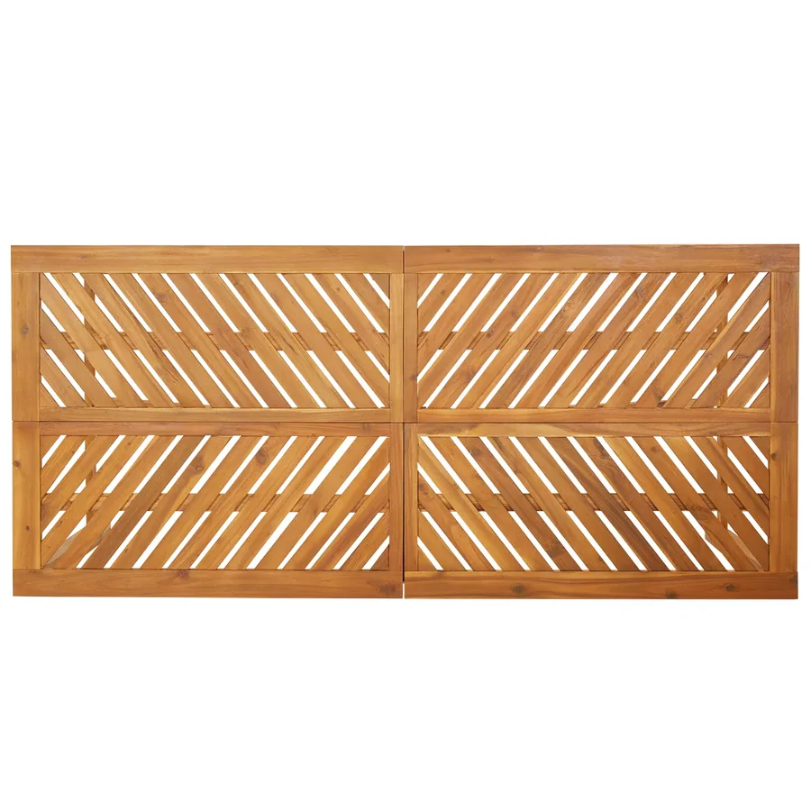 Ensemble de salle à manger pour jardin 5 pc Marron - 9