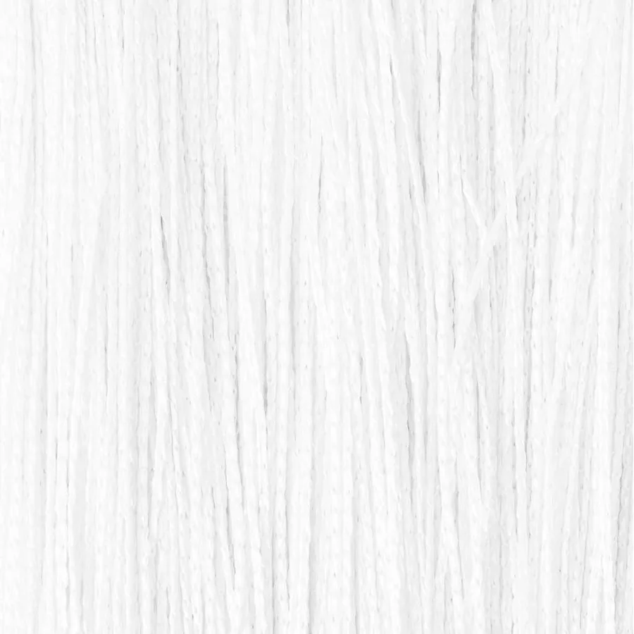 Rideau en fils 2 pcs 100 x 250 cm Blanc - 9