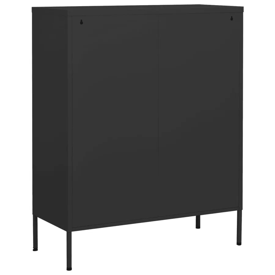 Armoire de rangement Anthracite 80x35x101,5 cm Acier - 4
