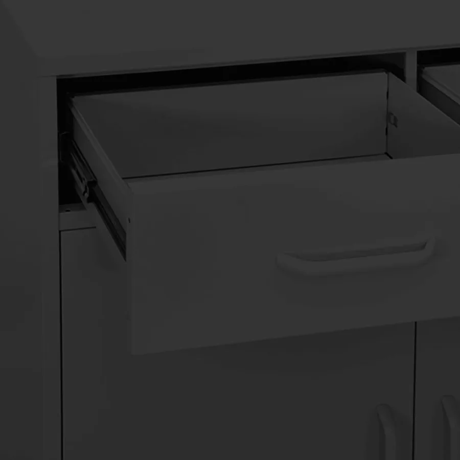 Armoire de rangement Anthracite 80x35x101,5 cm Acier - 6