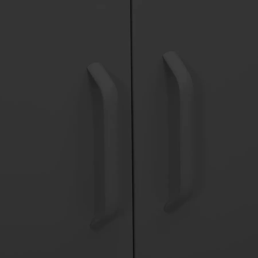 Armoire de rangement Anthracite 80x35x101,5 cm Acier - 9