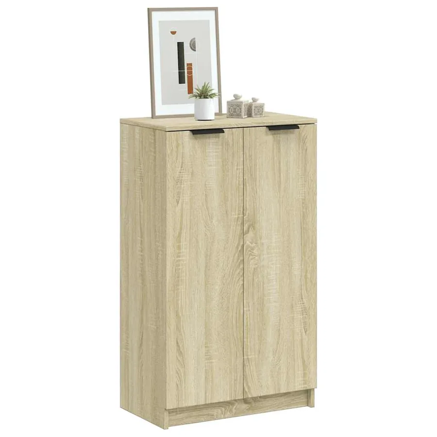 Armoire à chaussures Chêne sonoma 59x35x100,5cm Bois d'ingénierie