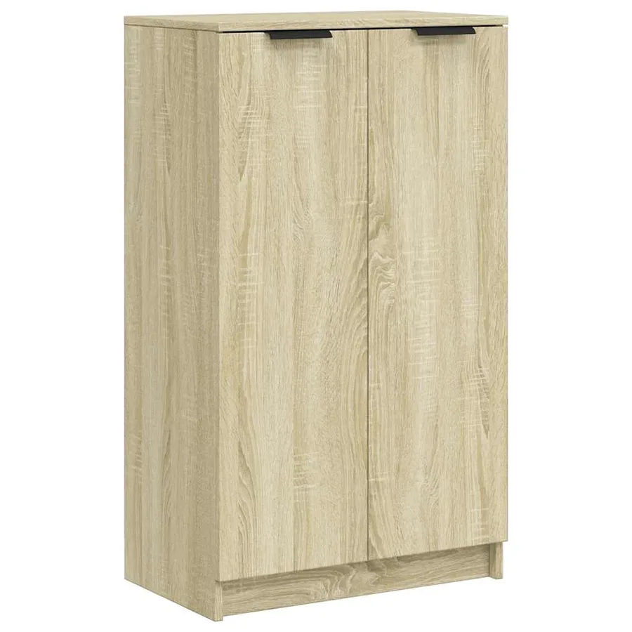 Armoire à chaussures Chêne sonoma 59x35x100,5cm Bois d'ingénierie - 2