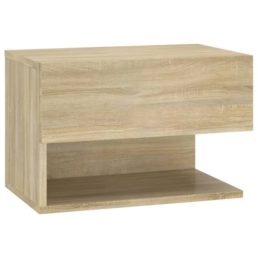 Tables de chevet murales 2 pcs Chêne sonoma - 4