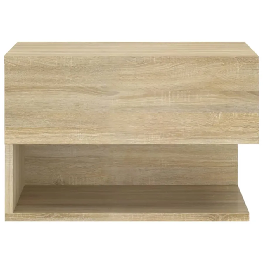 Tables de chevet murales 2 pcs Chêne sonoma - 5