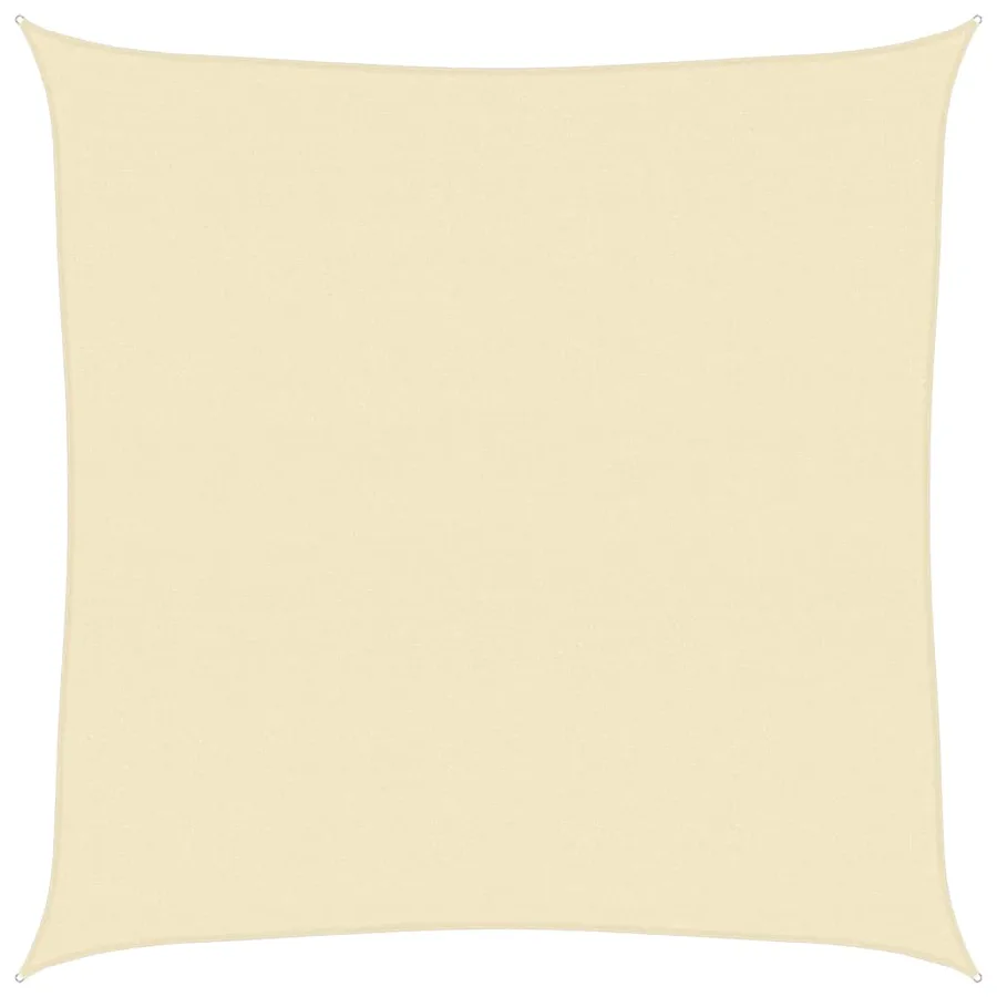 Voile d'ombrage 160 g/m² Crème 5x5 m PEHD - 2